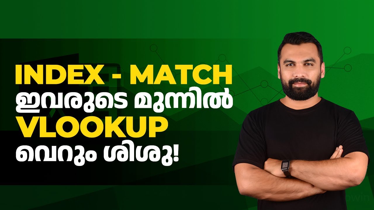 Learn Index Match Function || Excel Malayalam