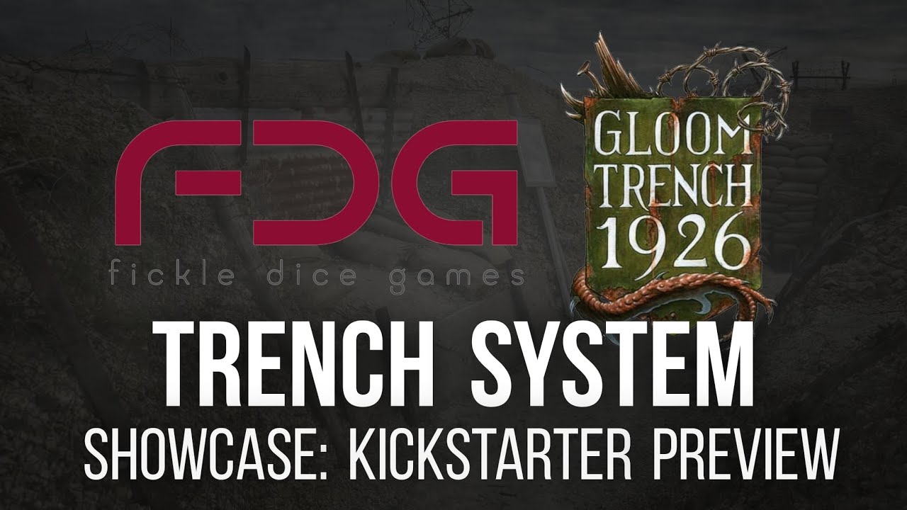 Preview/Review: @fickledicegames #gloomtrench1926 Trench System by @wargamingoldguys1591