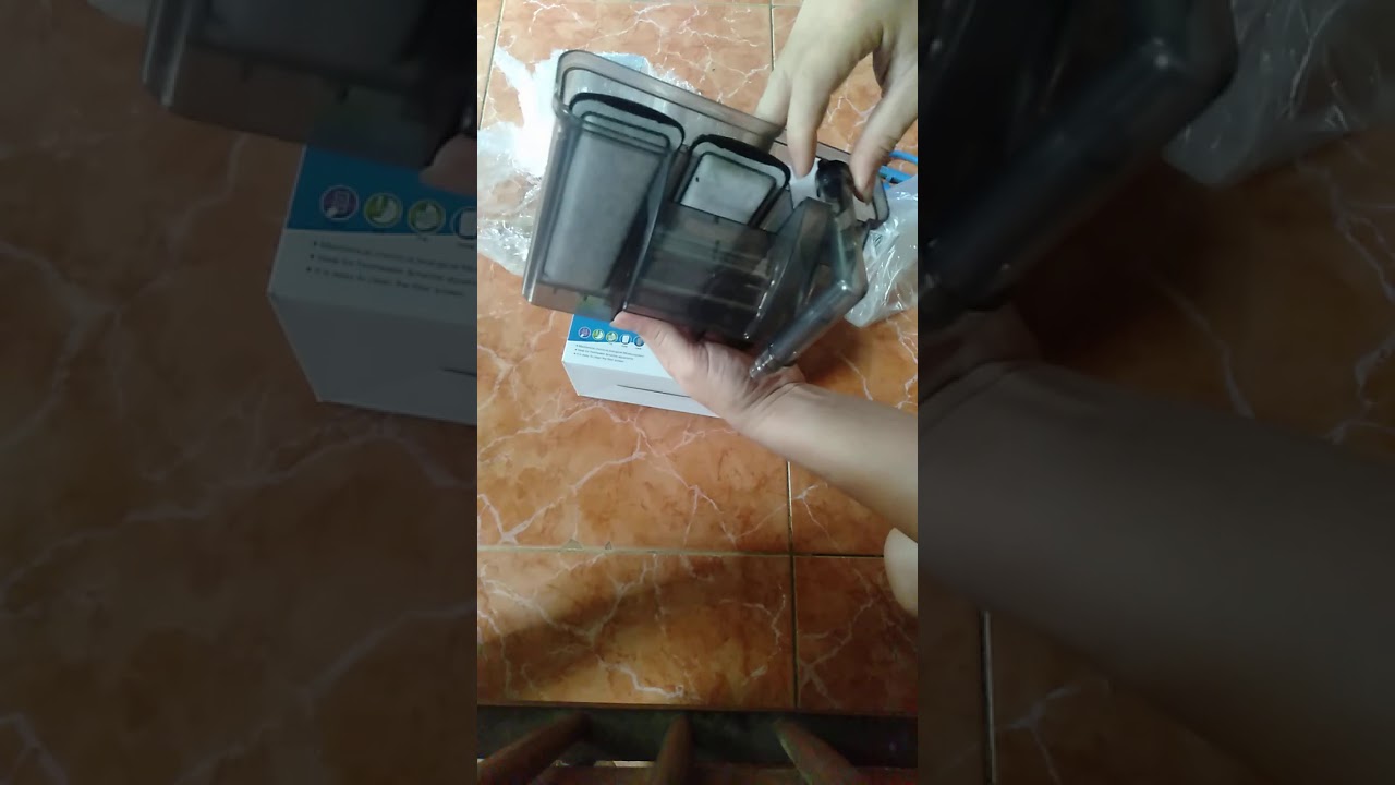 Hướng dẫn ráp máy lọc thác mini SOBO WP 308H, ráp xong cắm điện là chạy liền.