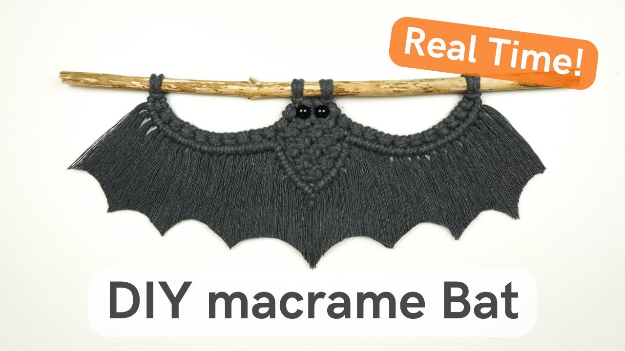 Macrame Bat | FULL TUTORIAL | Make along