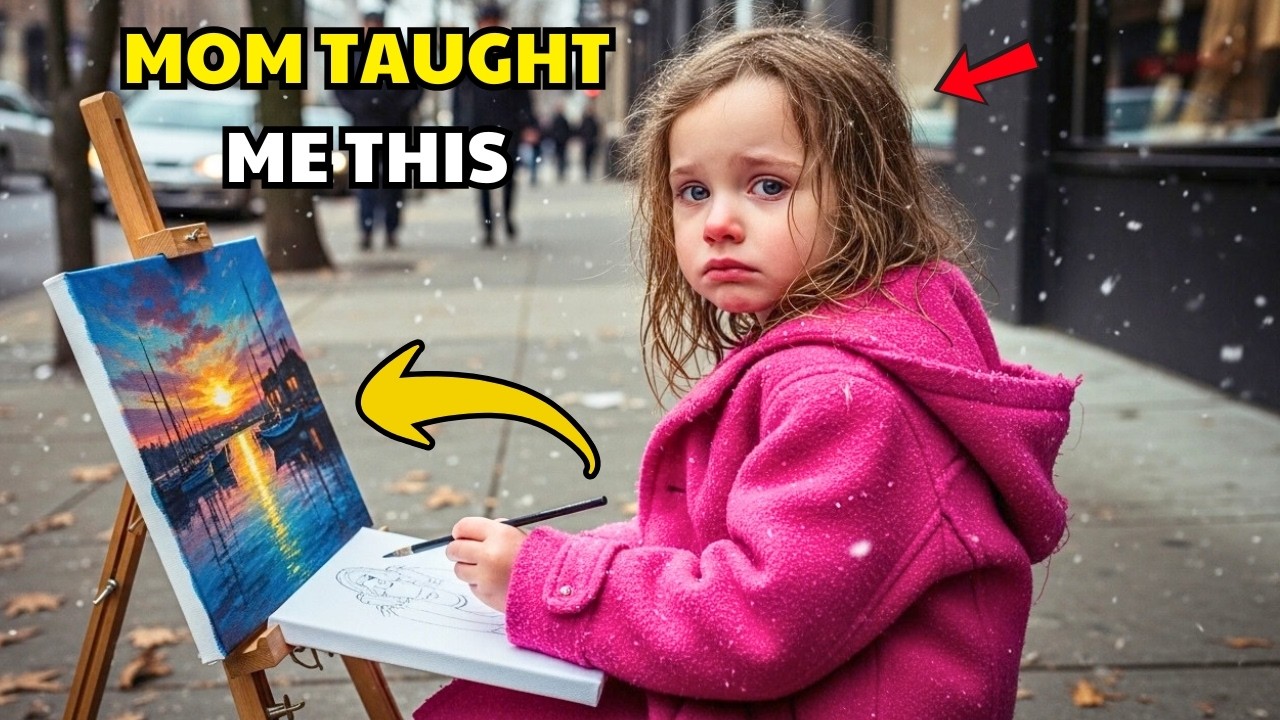 A MILLIONAIRE SAW A POOR LITTLE GIRL SELLING PAINTINGS — THE TRUTH BEHIND THEM CHANGED EVERYTHING