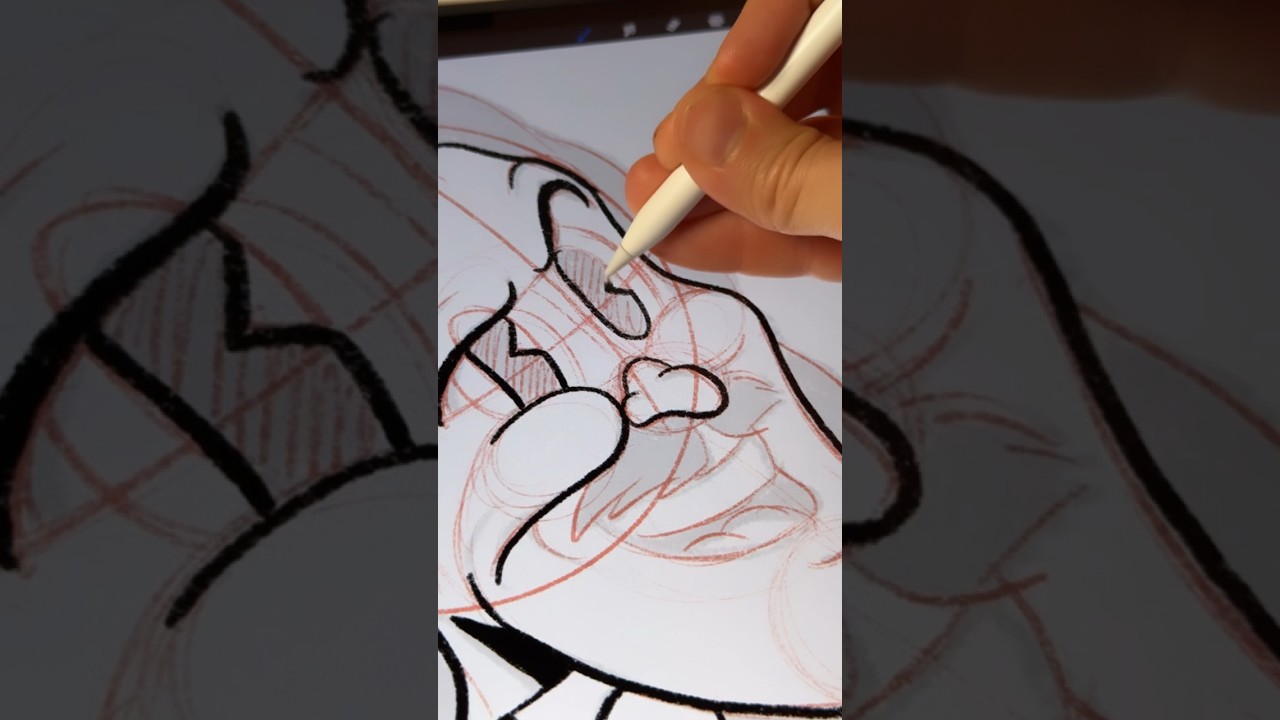 Как нарисовать странного Эла Янковича в стиле арт-объекта Cuphead из мультфильма 1930-х годов Rub...