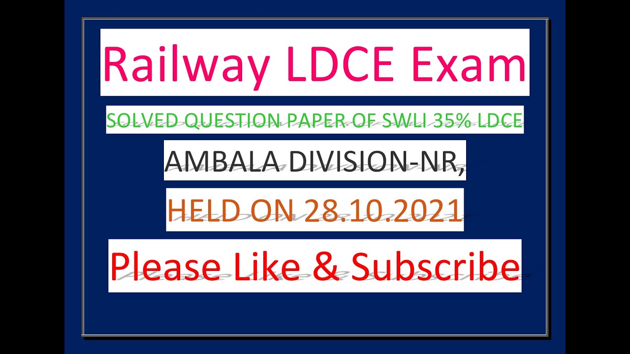 STAFF & WELFARE INSPECTOR 35 % AHMEDABAD DIVISIION 20112021
