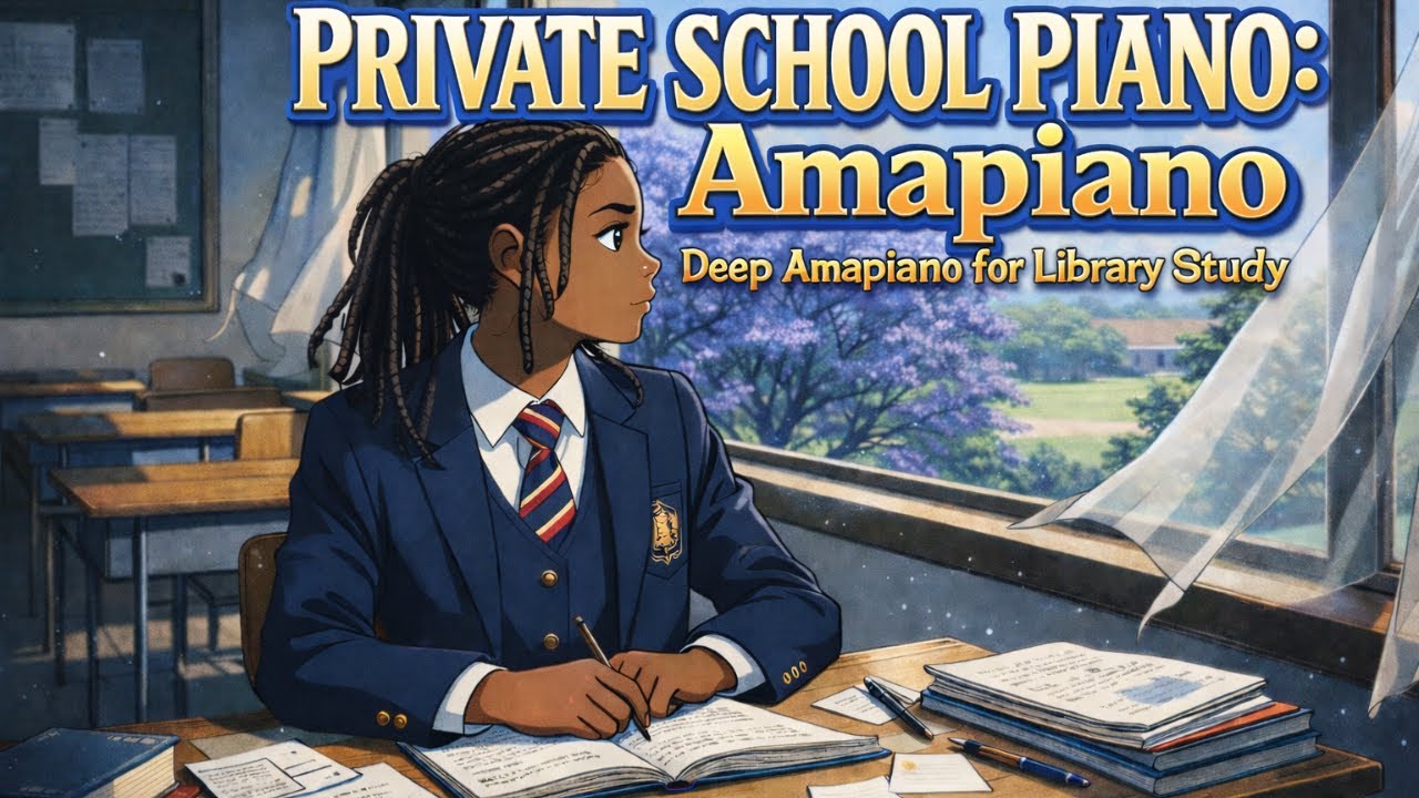 Amapiano private school mix  | Deep Amapiano for Study, Work , Library  & Concentration