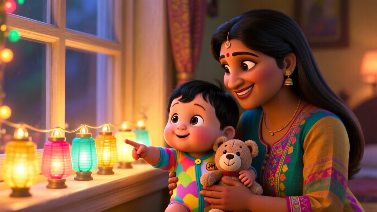Diwali Lights and Baby Smiles 🪔✨ | Fun Kids Song for Toddlers | Sing Along & Festival Adventure