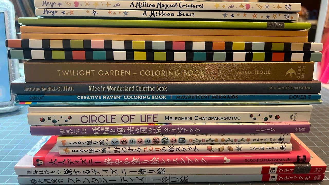 April Coloring book Haul 2022