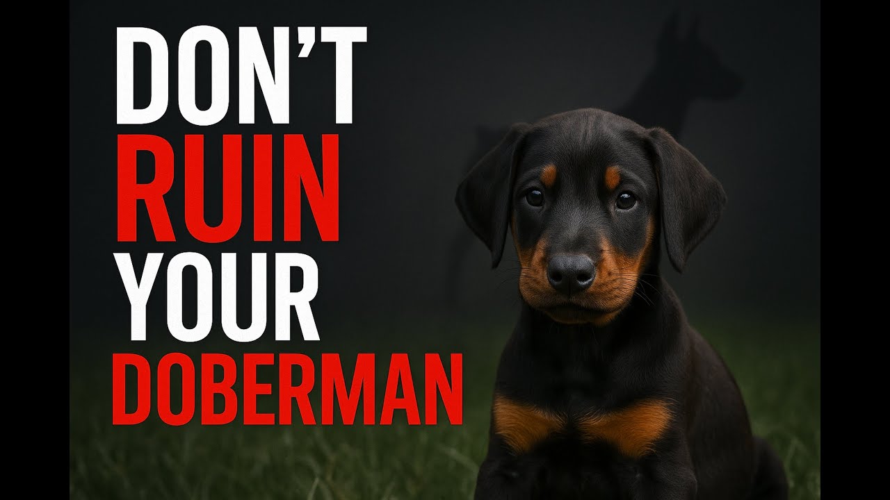 How to Raise a Dobermann Puppy the Right Way | Top European Dobermann Breeder