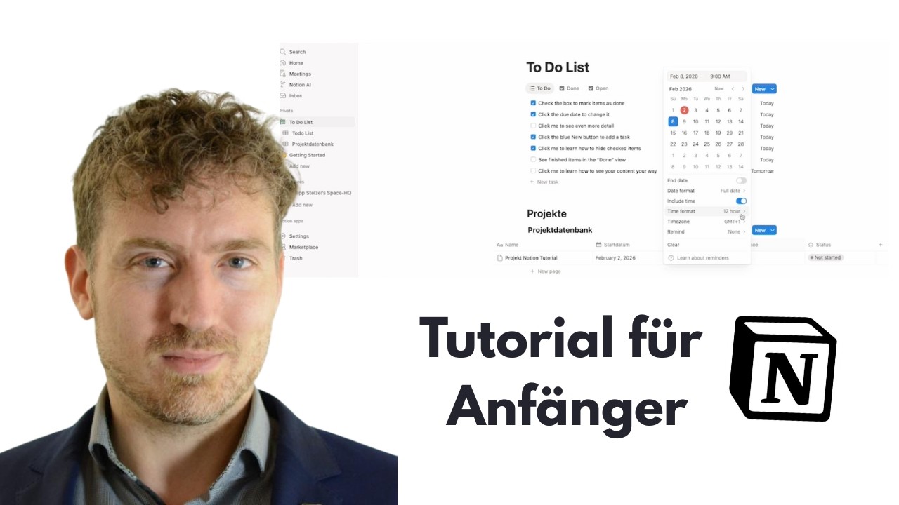 Notion Anfänger Tutorial (Deutsch)
