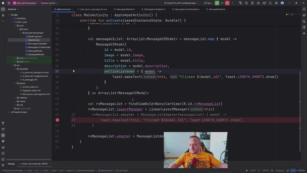 Ders 16 : RecyclerViews