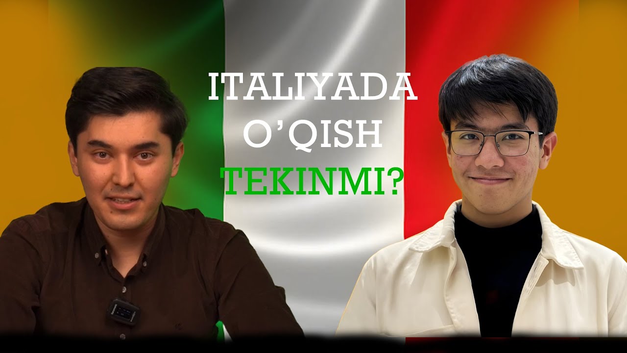Italiyada o'qish...Yolg'onlar  & Haqiqatlar. Imron Kadyrov 🎓 LUISS Guido Carli '28