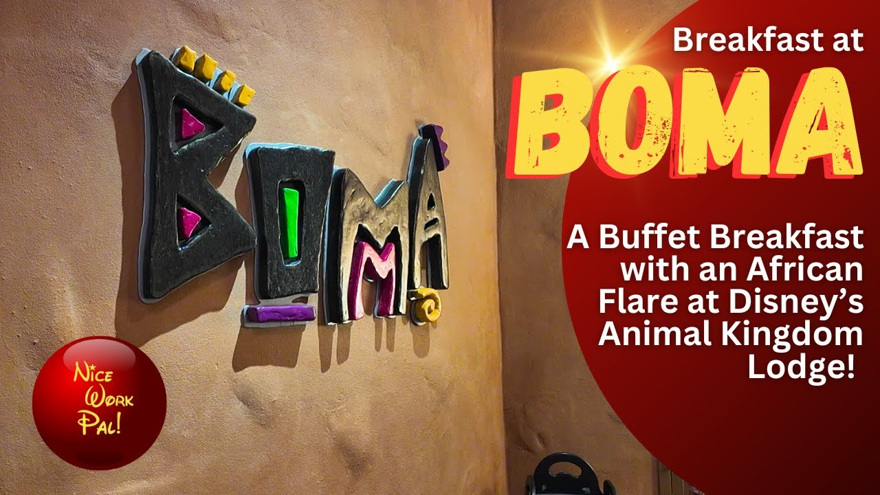 Breakfast at Boma - a buffet at Disney's Animal Kingdom Lodge