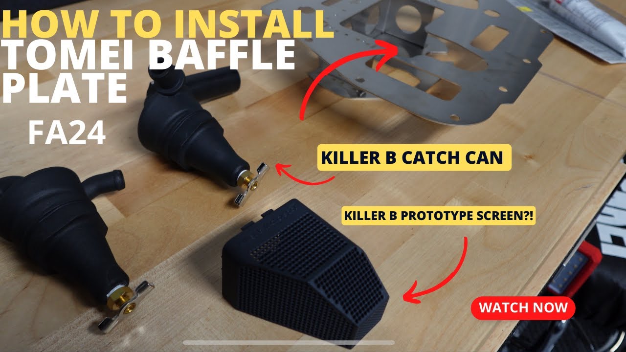 Tomei Baffle Plate Install GR86