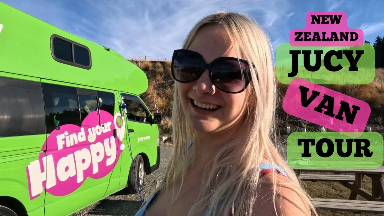 JUCY CAMPER VAN TOUR - NEW ZEALAND