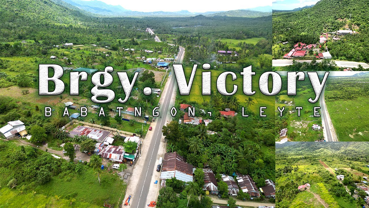 Peaceful Countryside Views of Brgy. Victory, Babatngon Leyte PH | Aerial & Roadside Adventure