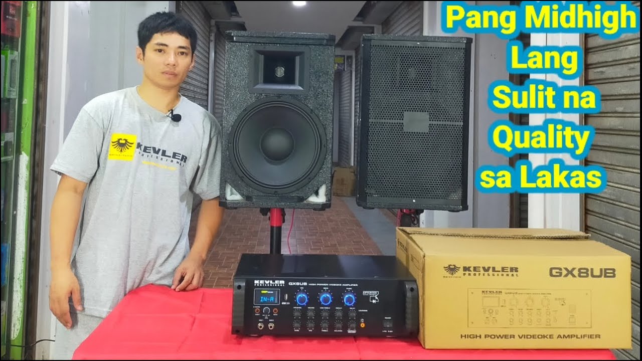 Kevler gx-8ub & kevler KPA-1230  DEMO, REVIEW & SOUNDS CHECK