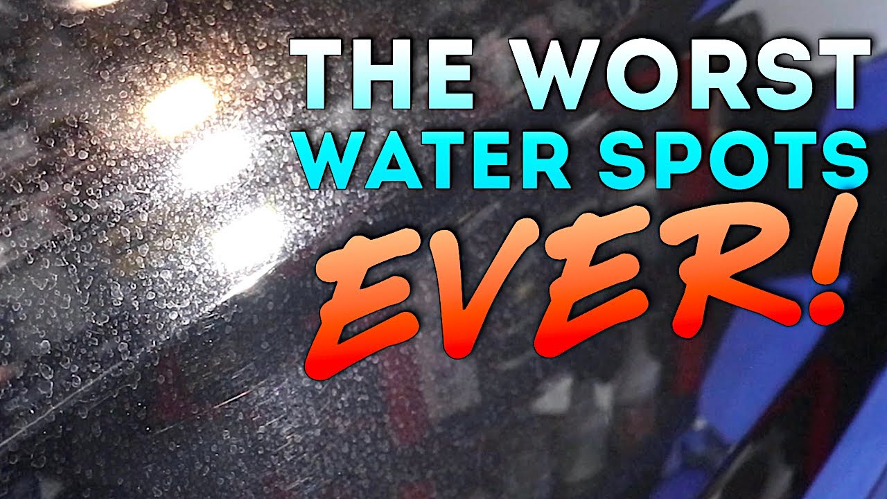 The Worst Water Spots EVER!  #realdetailing #Detailtraining #Truedetailing