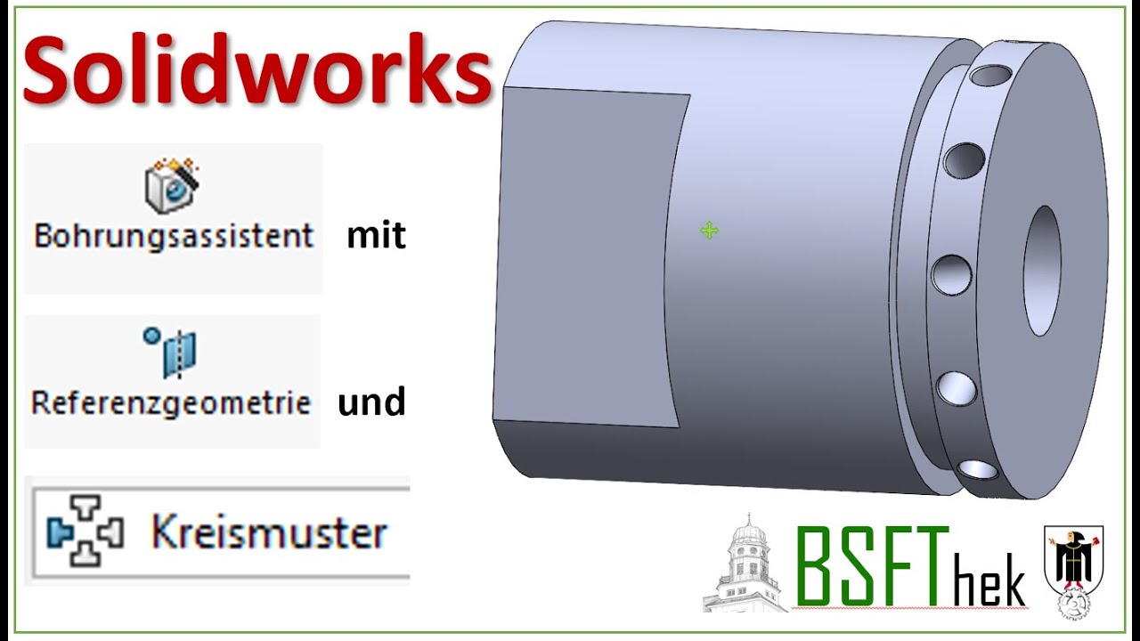 Lineare Bearbeitung der Umfangsfläche eines Drehteils mit dem Bohrungsassistenten