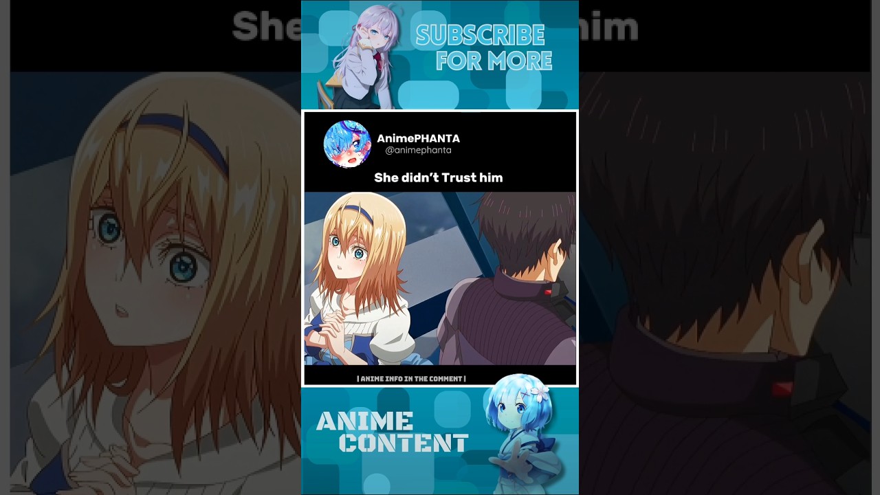 She didn’t Trust His kindness 💔 | #anime #animeedit #animesad #sad #shorts