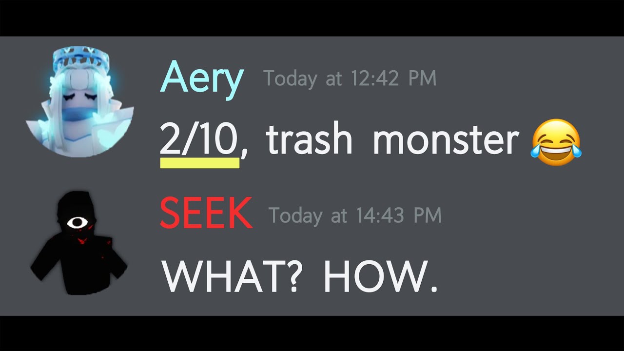 Aery Kit Reacts To DOORS Monsters.. (Roblox BedWARS)
