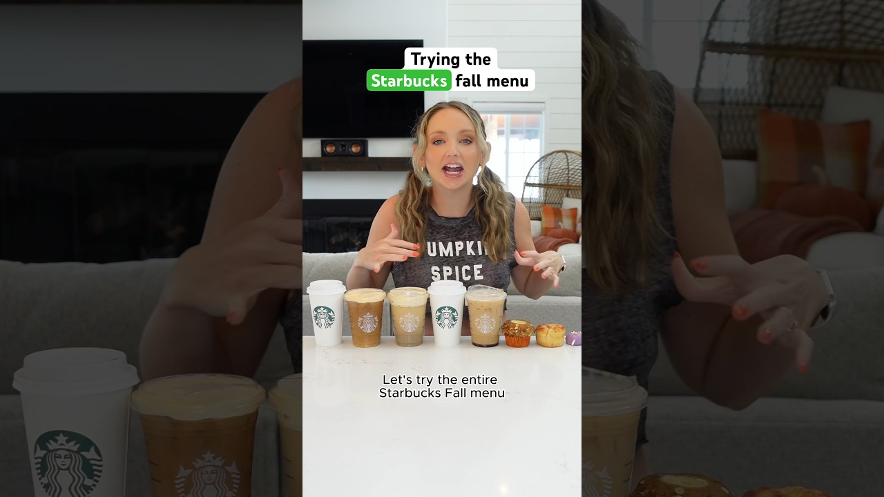 Trying the Starbucks fall menu #pumpkinspice #coffeelover #starbucks