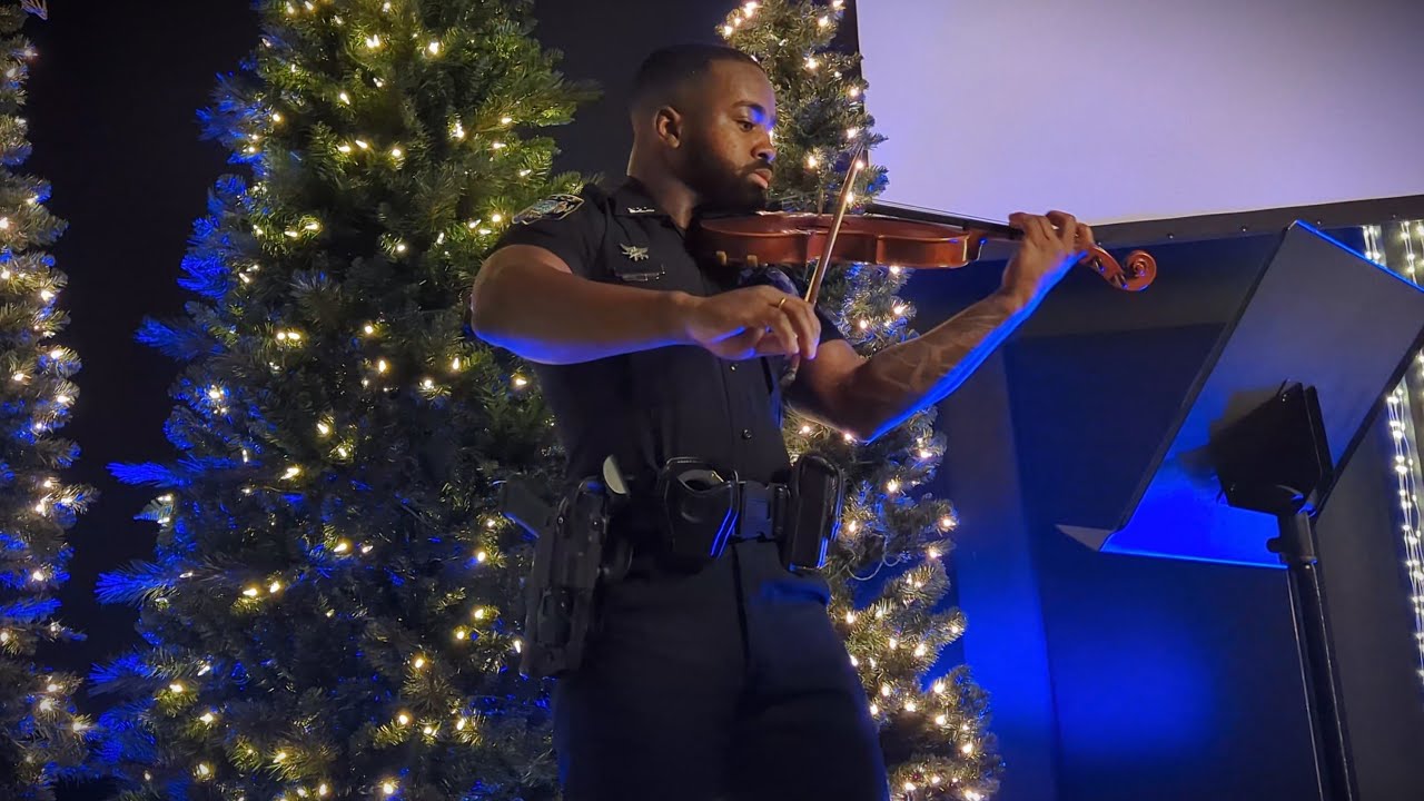 Silent Night, Performed by Bradenton Police Officer Jordan Miller
