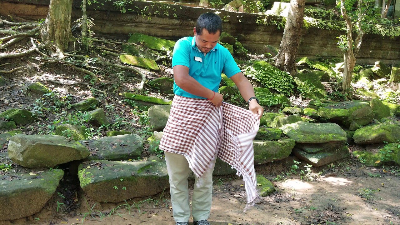 How To Tie The Cambodian Krama (Scarf)