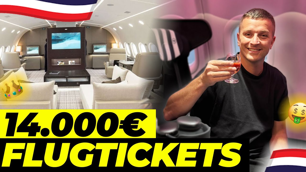 Diese Flugtickets kosten 14.000€ | Erstes mal Business Class Condor