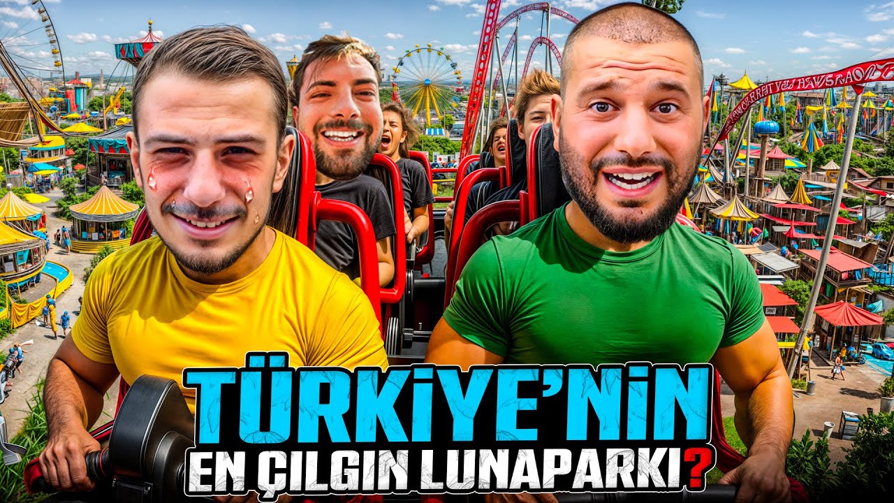 TÜRKİYE'NİN EN ÇILGIN LUNAPARKI? ROLLER COASTER'DA ÖLÜMÜNE EĞLENCE! | Aslan Simsek