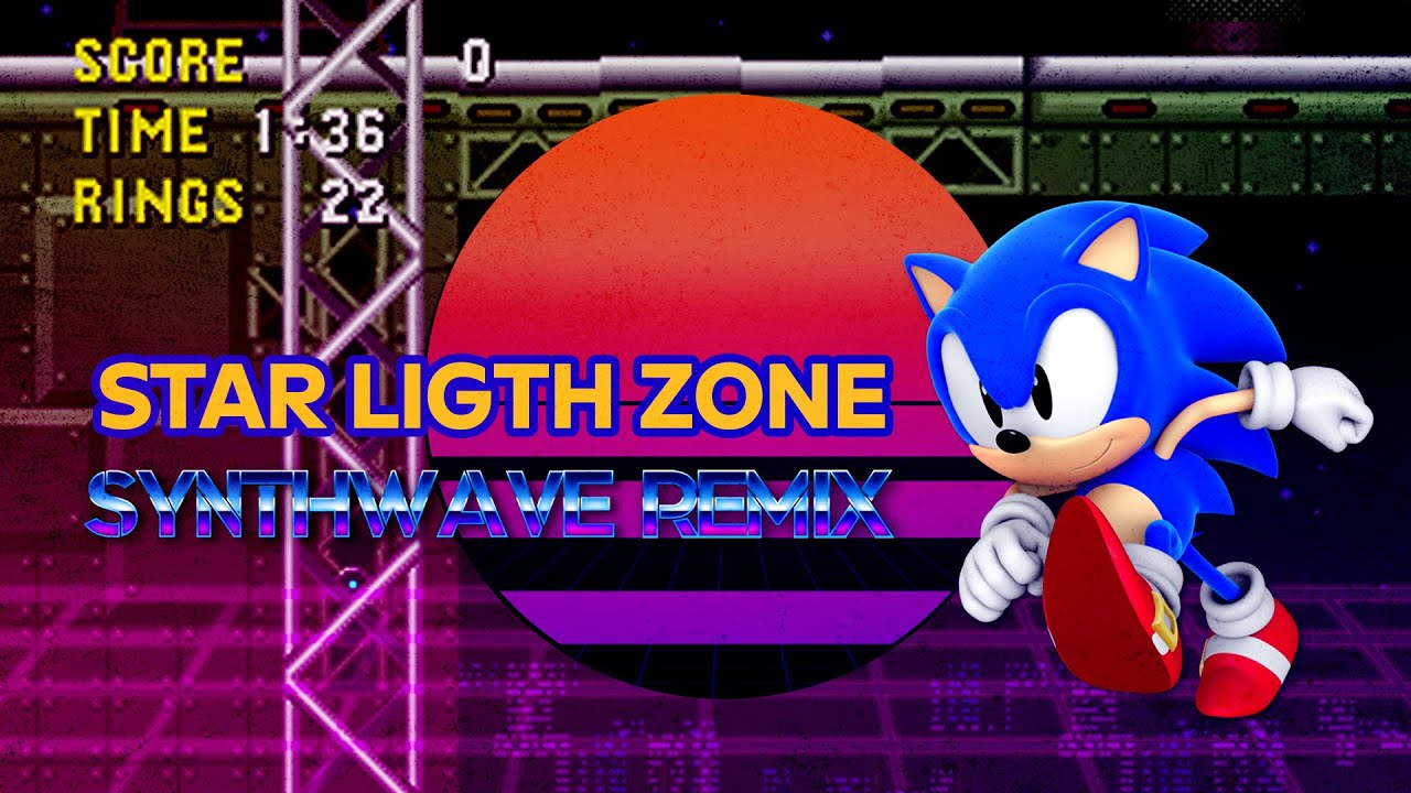 Sonic The Hedgehog Star Light Zone Synthwave Remix