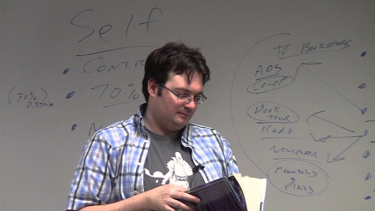 Brandon Sanderson 2013 Lecture 9: Book Publicity Via Publishing Houses (3/6)