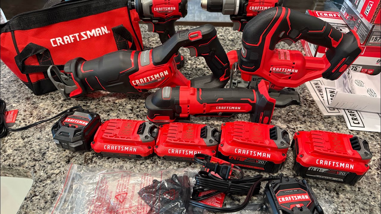 Craftsman V20 Brushless Tools Unboxing!