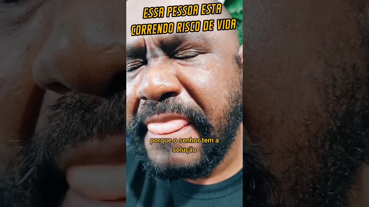 ESSA PESSOA ESTA CORRENDO RISCO 