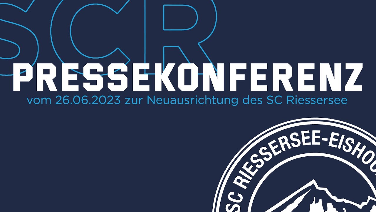 Pressekonferenz zur Neuaufstellung und Ausrichtung des SC Riessersee vom 26.06.2023
