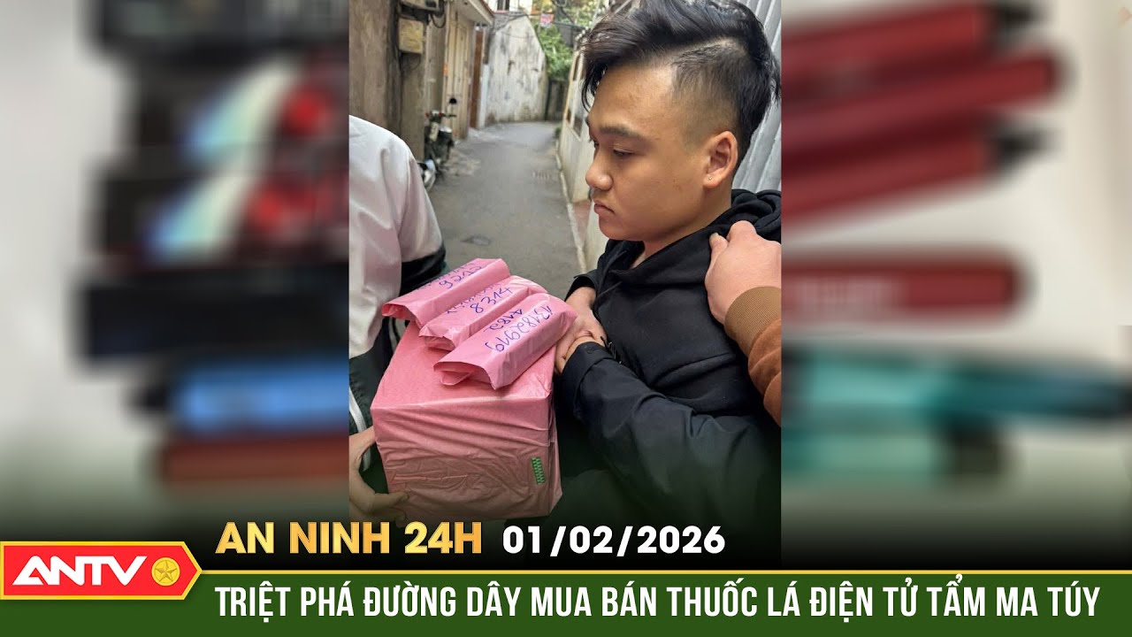 An ninh 24h ngày 1/2: Lộ diện đường dây ma túy 