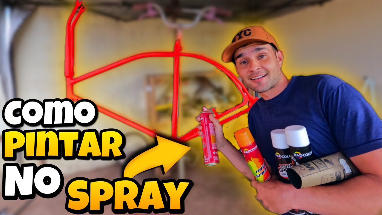 🔥Como PINTAR a BIKE com SPRAY passo a passo | motorizando