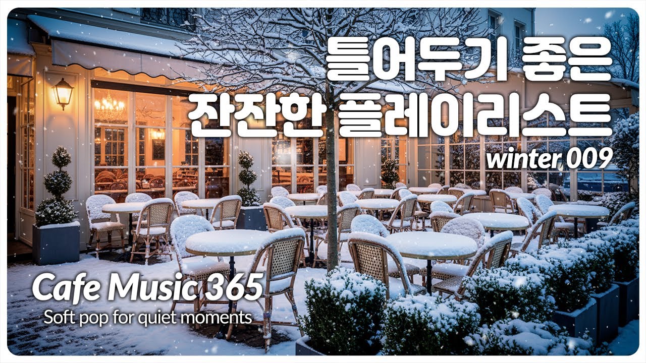 🎵 틀어두기 좋은 플레이리스트 🎧 / 독서 BGM / 새벽 감성 겨울 카페에서 흐르는 잔잔한 멜로디 / 감성 팝송 모음 #cafemusic #카페음악 009