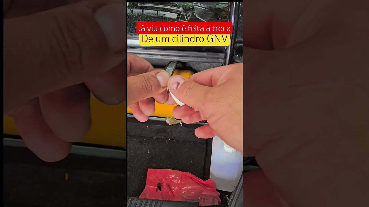 Ja viu como &eacute; feita a troca de um cilindro de GNV?
