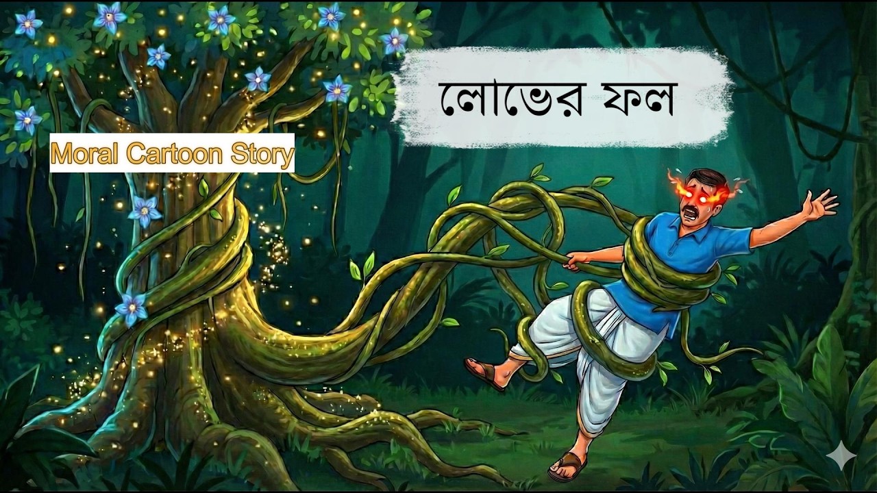 লোভের ফল | Bengali Moral Cartoon Video | New Thakurmar Jhuli Cartoon Story 2026 |