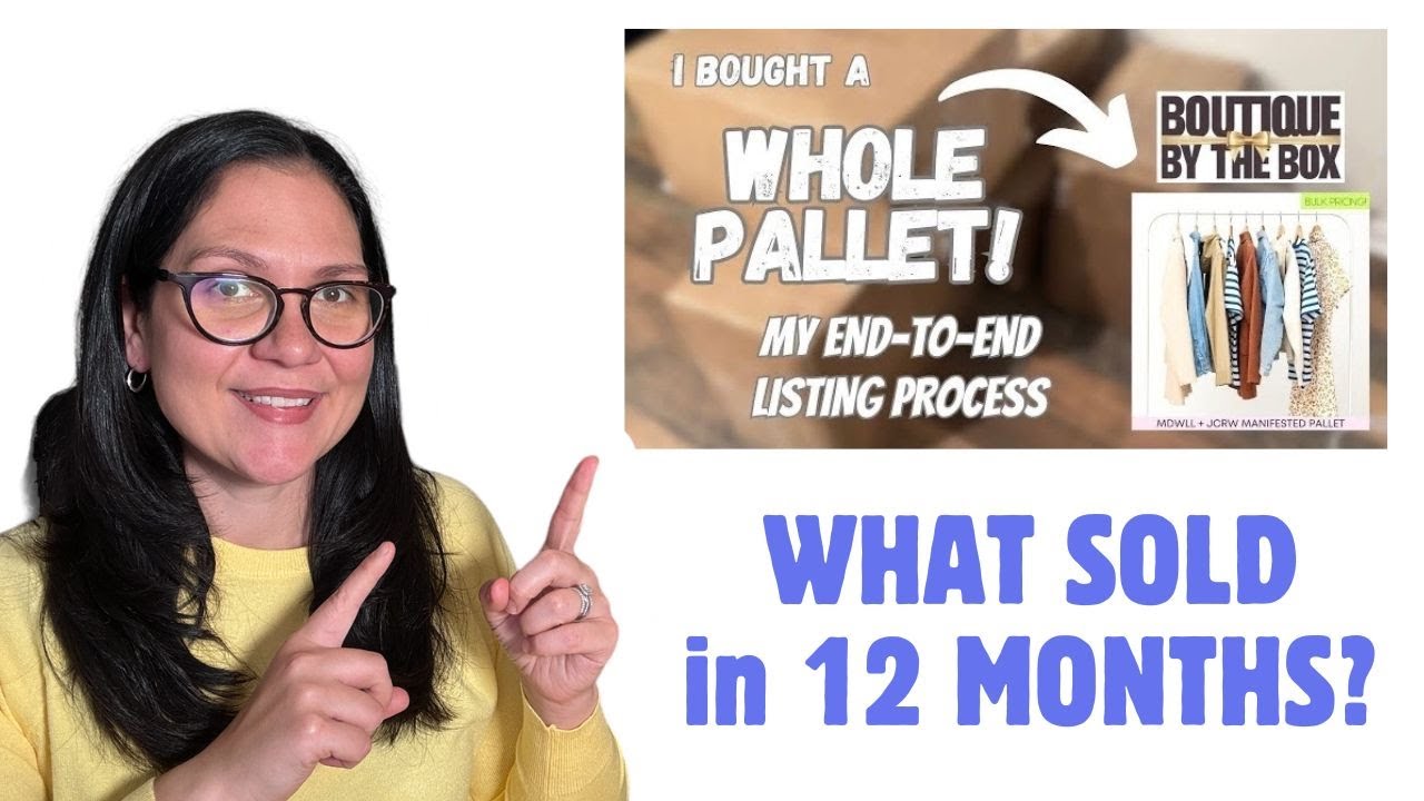 WHAT SOLD in 12 Months? I Bought A WHOLE PALLET of JCRW/MDWL Returns from Boutique by the Box!