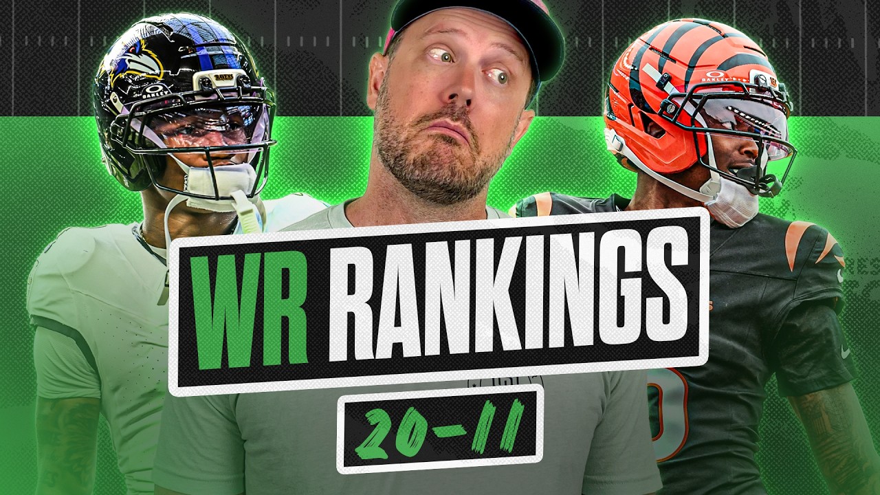 WR Rankings Countdown: 20-11 + Risky Picks | Fantasy Football 2026 - Ep. 1945