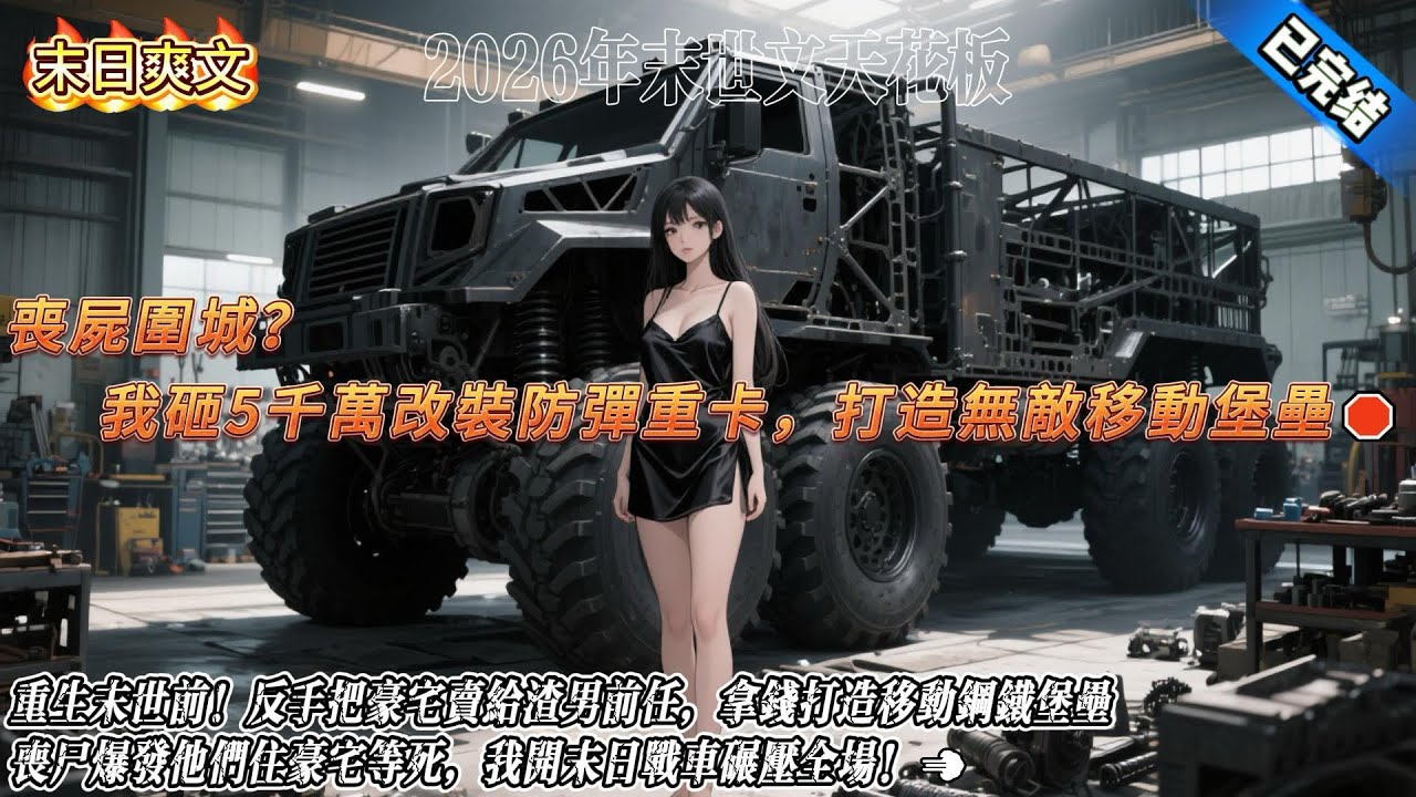 重生末世前！反手把豪宅賣給渣男前任，我擁5千萬打造移動堡壘 🚛🔥 #末日重生 #復仇爽文 #囤貨 