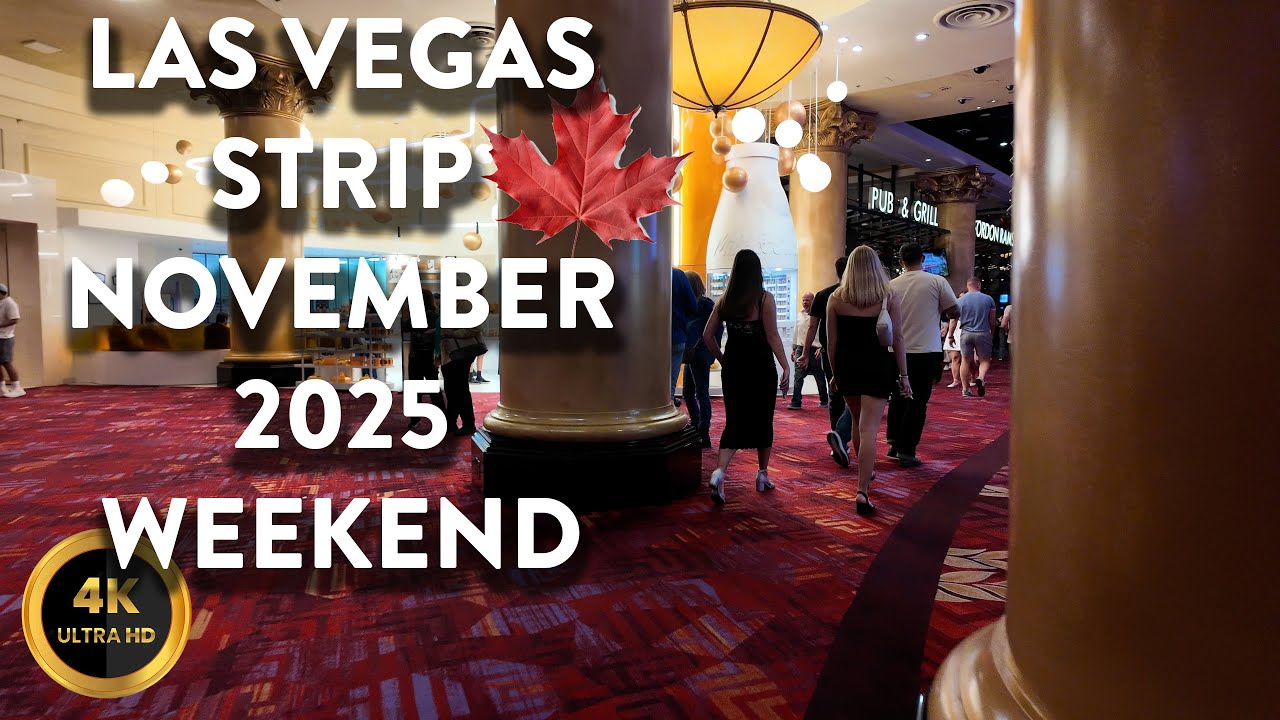 The Las Vegas Strip  November 2025! 🍁