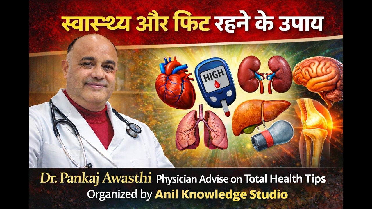 Health Tips for Fit and to Keep Healthy body  -By Dr. Pankaj Awasthi, Physician