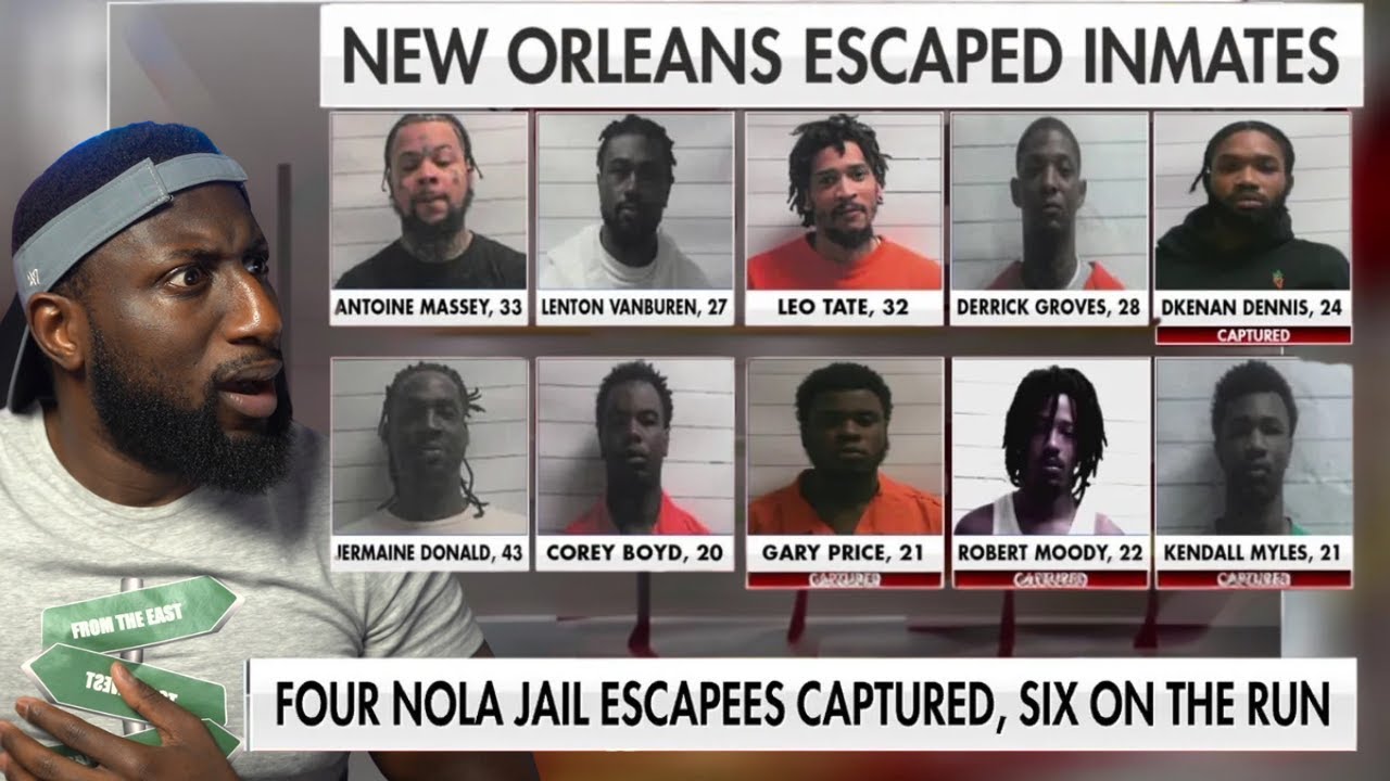 PRISON BREAK In Real Life | 10 Inmates Escaped From Jail In New Orleans