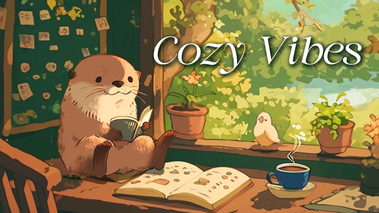Waffle’s Forest Book Nook 📚 Soft Lofi to Escape With#lofihiphop #chillmusic #coffeemusic #studymusic