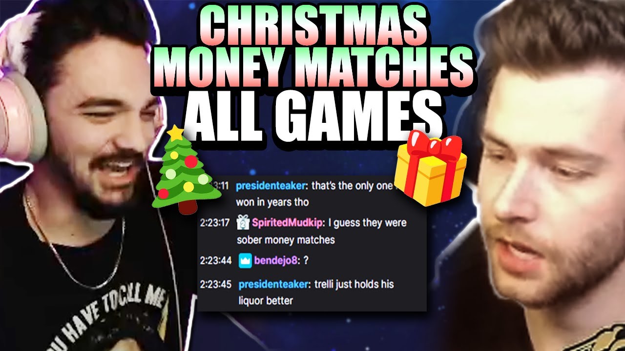 CHRISTMAS DRINKING MONEY MATCHES w/ Rexsi! - Smite