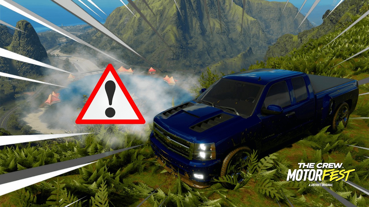 SUBIENDO una SILVERADO hasta lo MAS ALTO del VOLCAN🌋 en THE CREW MOTORFEST