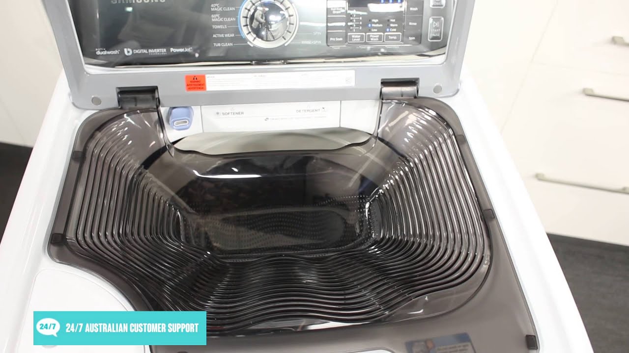 10kg Top Load Samsung Washing Machine WA10J8700GW reviewed by product expert - Appliances Online