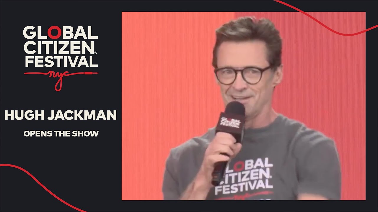 Хью Джекман открывает шоу и представляет Элианну | Фестиваль Global Citizen в Нью-Йорке 2025