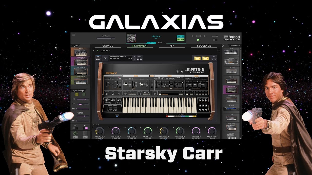 Roland Galaxias // Create your own Frankensynths